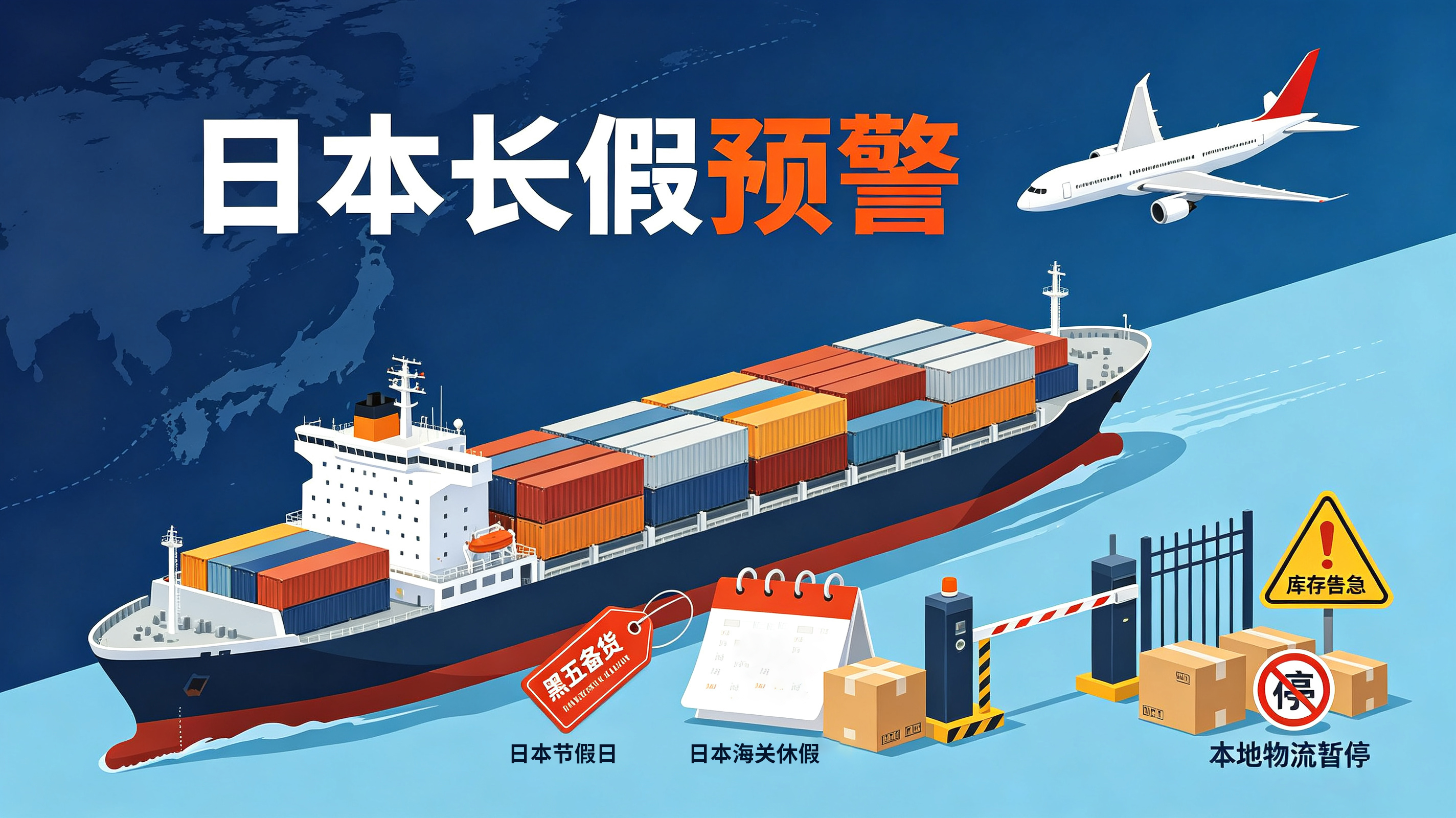 重要物流预警丨日本11年一遇白银周来袭!清关/保税业务全面暂停,Q4备货务必提前规划
