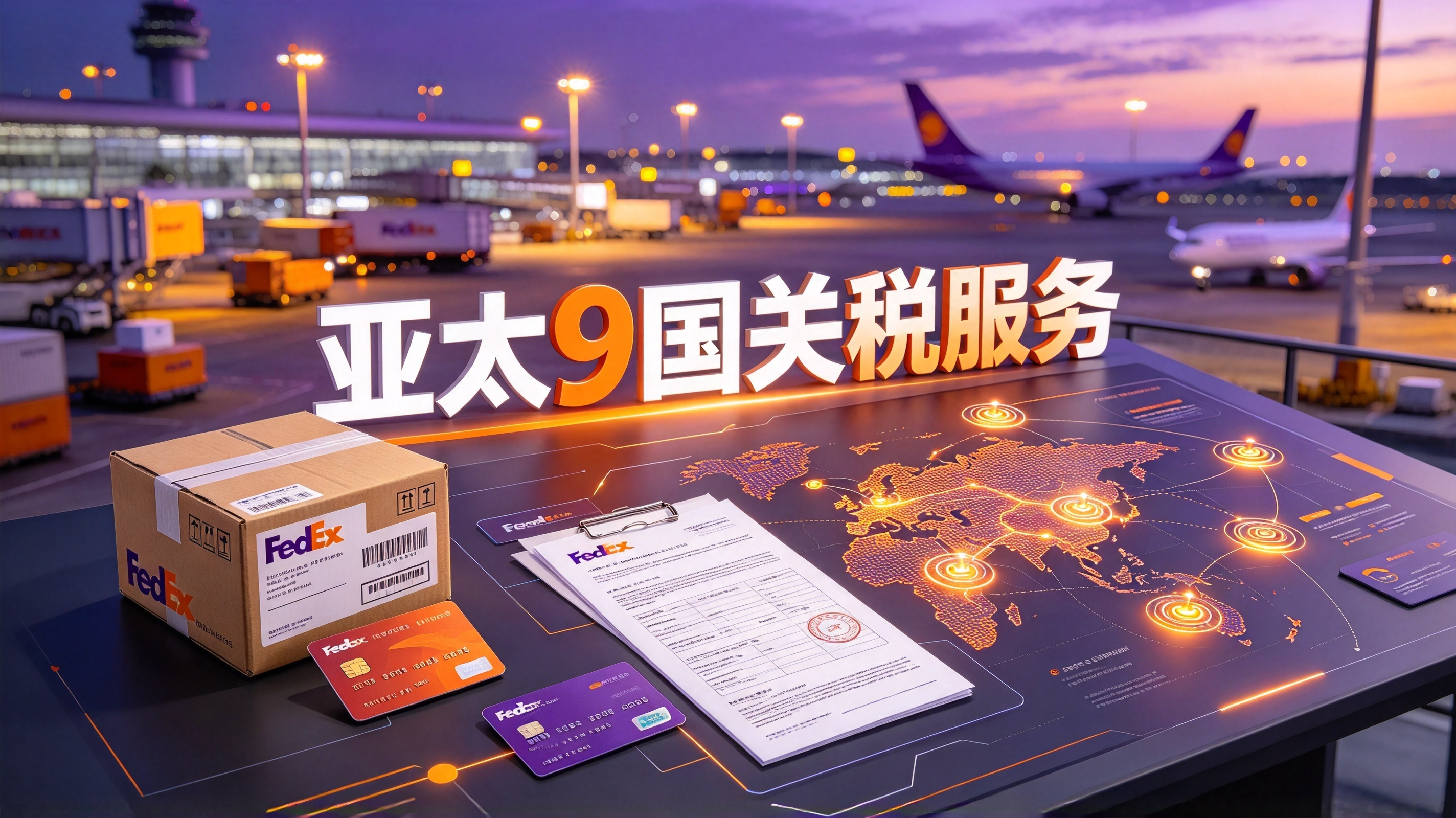 FedEx进口工具并入关税支付,覆盖亚太9个市场